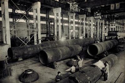 老照片 1984年的东方锅炉厂 当年的大型国企